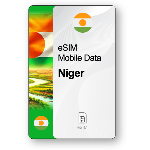 Internet eSIM Niger, valable 30 jours, trafic 10 GB