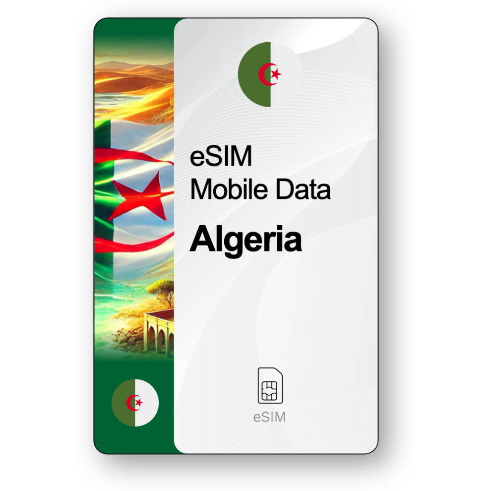 Esim Internet Algeria, Valid For 30 Days, Traffic 5 Gb 4000144083699