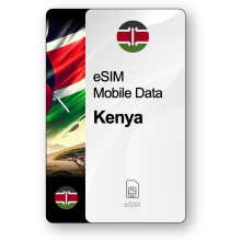 Internet eSIM Kenya, valable 30 jours, trafic 10 GB