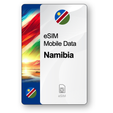 eSIM Internet Namibië, geldig 30 dagen, verkeer 5 GB