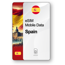 eSIM Internet Spagna, valido 30 giorni, traffico 50 GB