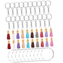 90 Teile 3 Set Acryl Schlüsselanhänger Mit Quasten Für Und Schlüssel