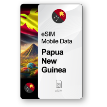 Internet eSIM Papouasie-Nouvelle-Guinée, valable 30 jours, trafic 5 GB