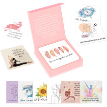 Pack of 50 Inspirational Quote Cards for Women Gift-Section B
