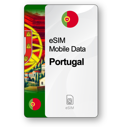 Internet eSIM Portugal, valable 7 jours, trafic Illimité