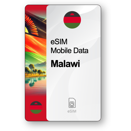 Internet eSIM Malawi, valable 30 jours, trafic 5 GB