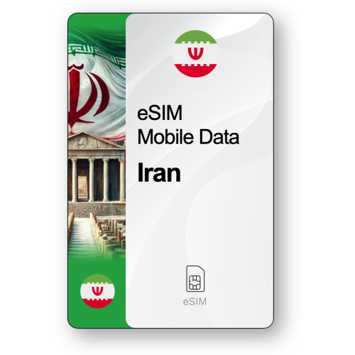eSIM Internet Ιράν, ισχύει για 30 ημέρες, κίνηση 5 GB