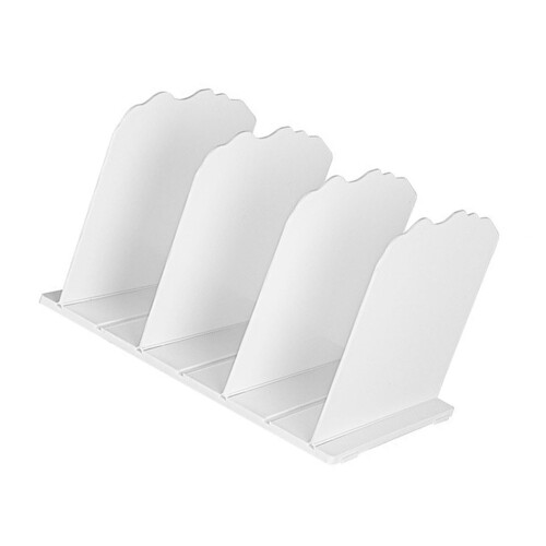 Séparateurs d'étagères de rangement pour placard à-Blanc 4