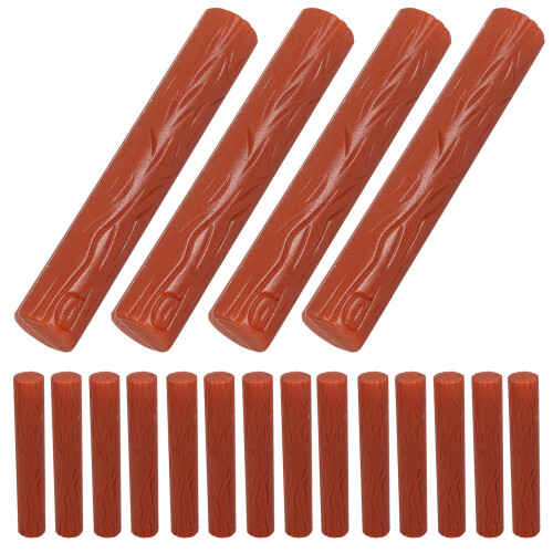 20 Mini Bastones De Madera Artificial Para Escena De Casa De Muñecas