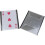 Plastic card sleeve for changing illusions, magic trick 3