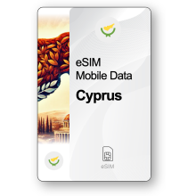 eSIM Internet Cipro, valido 30 giorni, traffico 20 GB