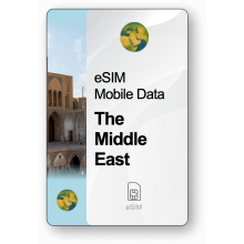 eSIM Internet Medio Oriente, valido 30 giorni, traffico 5 GB