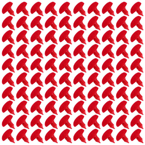 100 Stks Flocking Cartoon Beerpop Accessoire