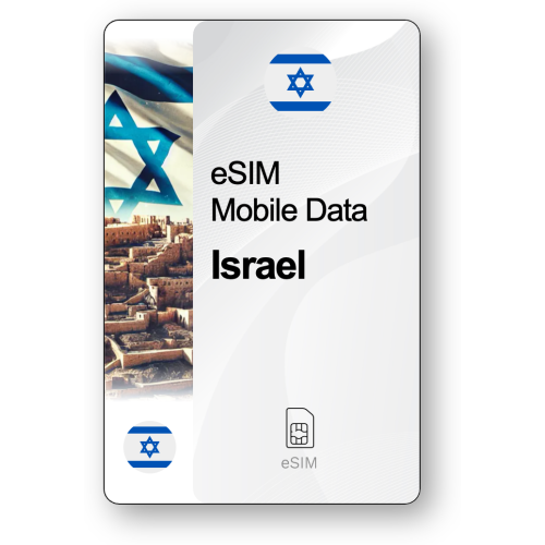 Internet eSIM Israël, valable 7 jours, trafic Illimité