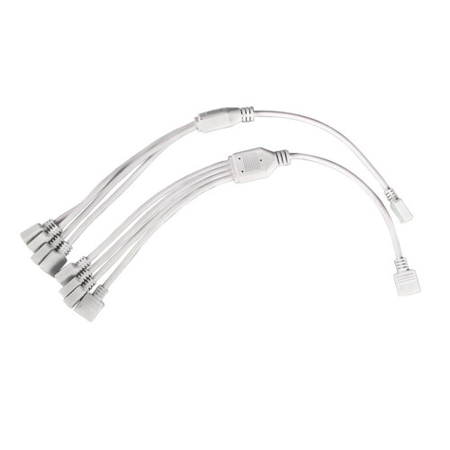 4 Cable Conector Divisor 4 Vías Para Tira Led Rgb 1