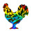 Moules en Silicone en forme de Statue de coq, pour la 7