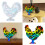 Moules en Silicone en forme de Statue de coq, pour la 2