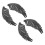 2 Pairs Hoekvleugel Patch Pailletten Zelfklevend Diy Accessoire 6