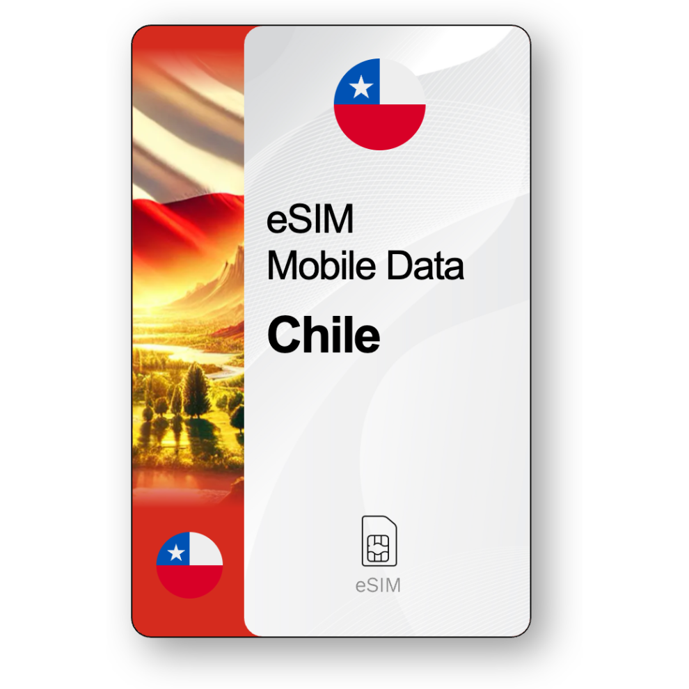Esim Internet Chile, Valid For 30 Days, Traffic 10 Gb 4000144027075