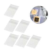 Transparente Weiße Verpackungsbeutel 100 2,8x2,8+1,2