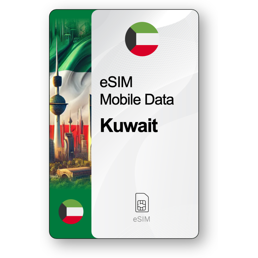 Esim Internet Kuwait, Valid For 7 Days, Traffic Unlimited 4000144282757