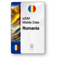 Internet eSIM Roumanie, valable 7 jours, trafic Illimité