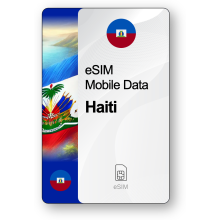 Internet eSIM Haïti, valable 7 jours, trafic Illimité