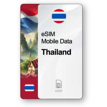 eSIM Internet Thailand, gültig 7 Tage, Verkehr Unbegrenzt