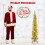 Casart 150 cm/5 FT Pre-lit Artificial Christmas Tree With 8 Lighting Modes 2