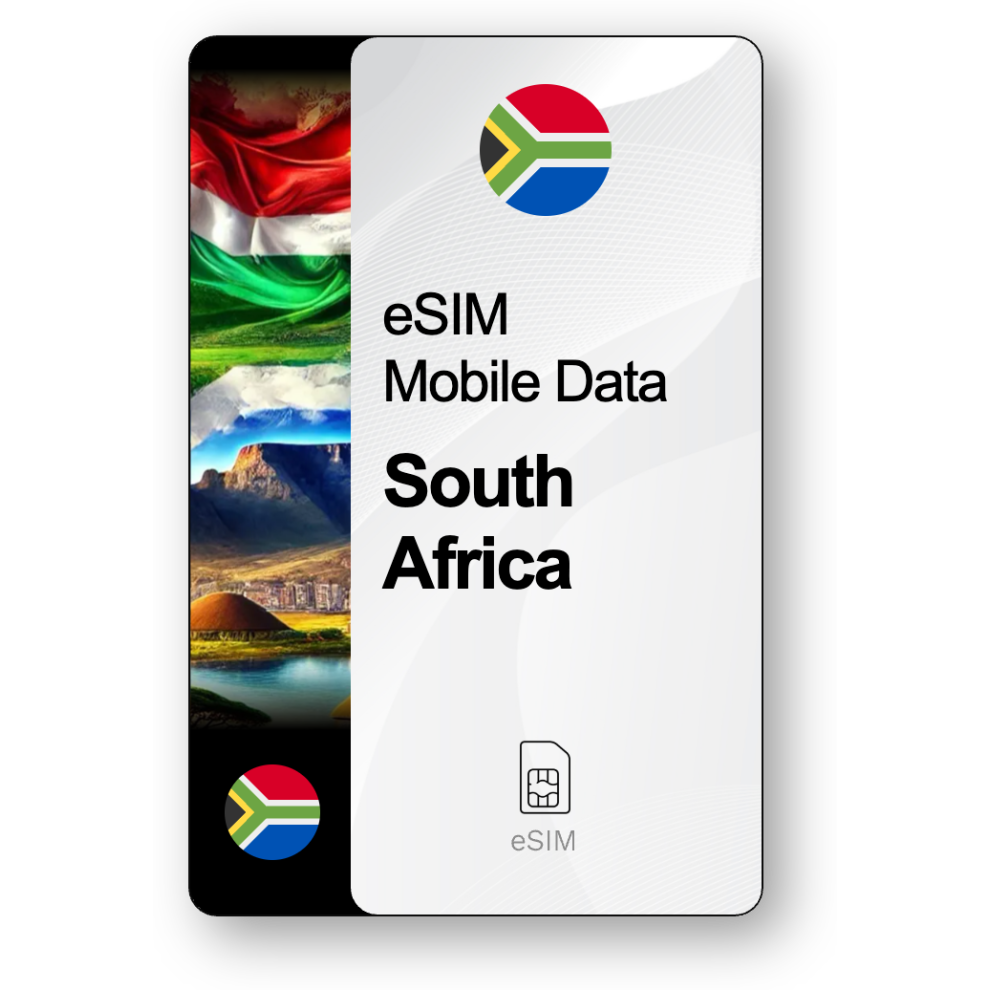 Esim Internet South Africa, Valid For 30 Days, Traffic 10 Gb 4000144444476