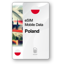 eSIM Internet Polen, giltig 30 dagar, trafik 5 GB