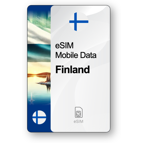 Internet eSIM Finlande, valable 7 jours, trafic Illimité