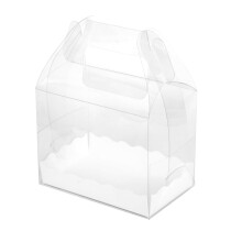 6St Transparente Cake Verpackungsbox Mit Tablett Für Desserts