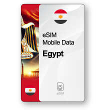 Internet eSIM Égypte, valable 30 jours, trafic 5 GB