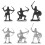 60Pcs Toy Soldier Sand Table Model Medieval Assorted Color 1