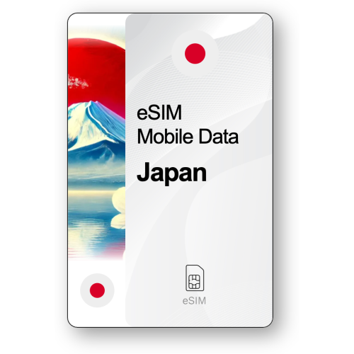 Internet eSIM Japon, valable 30 jours, trafic 5 GB