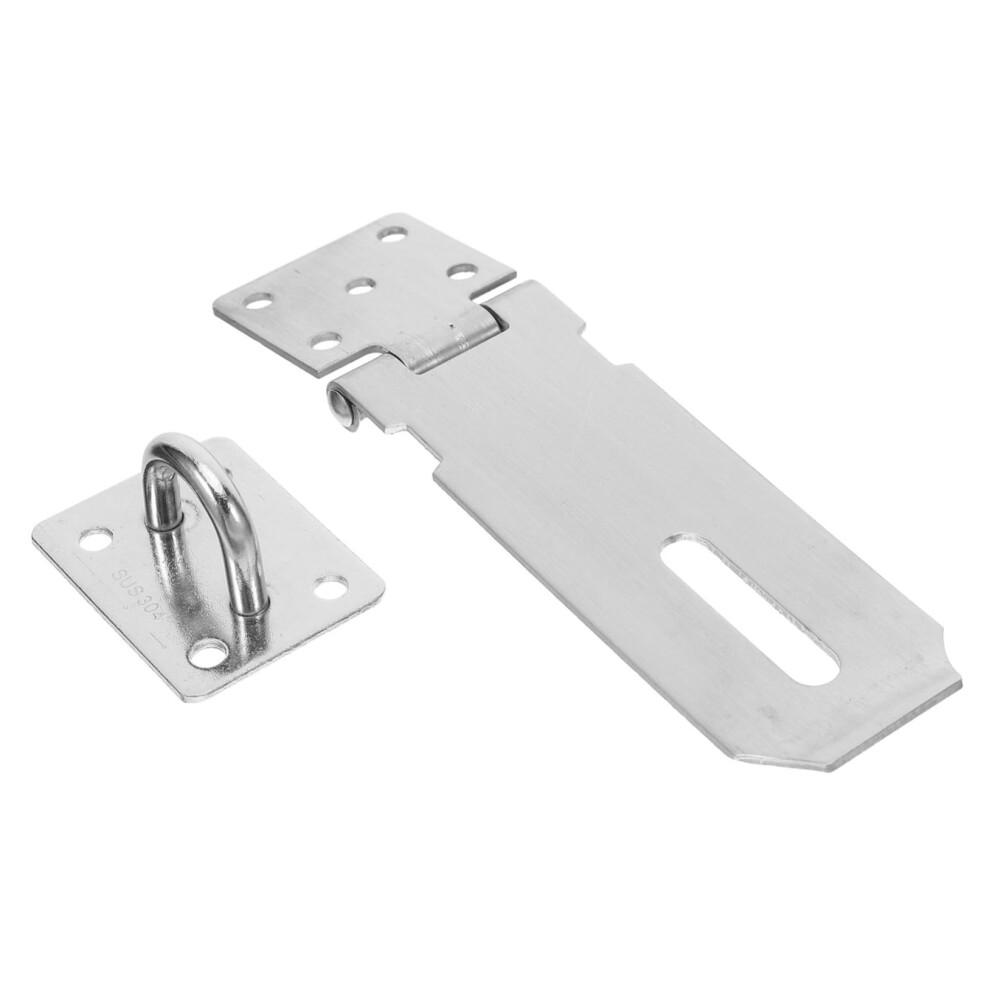 Heavy Duty Stainless Steel Gate Lock Hasp Padlock Hook Door Latch For Cabinets Closets Gates Bolt Lock Compatible 9339159655320