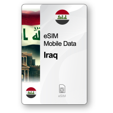 Internet eSIM Irak, valable 30 jours, trafic 5 GB