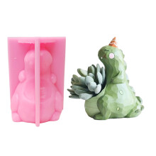Pots de plantes en forme de dinosaure, moules pour Pots de