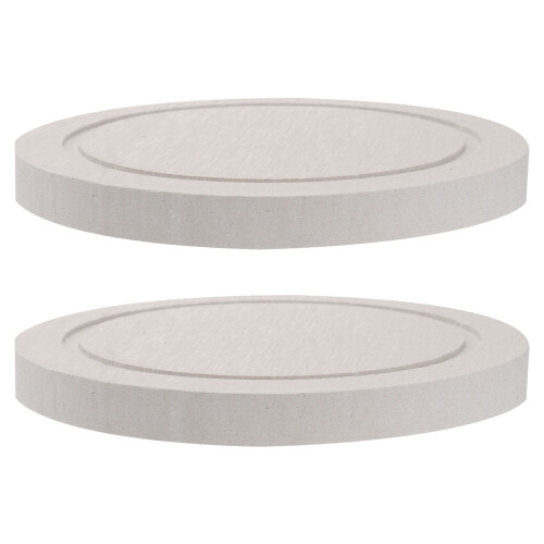 2Pcs Simple Cup Pad Non-Slip Coaster Heat Insulation Mat