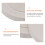 2Pcs Simple Cup Pad Non-Slip Coaster Heat Insulation Mat 10