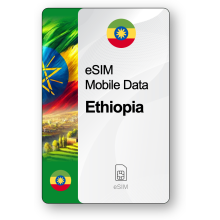 eSIM Internet Etiopia, valido 15 giorni, traffico Nelimitato