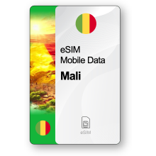 Internet eSIM Mali, valable 7 jours, trafic Illimité