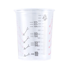 5Stück Messbecher Mit 600Ml Farbmessbecher