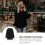 1St Comfortabele Zwarte Dames Pullover Van Met Capuchon 10