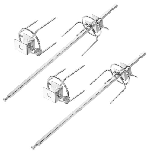 2 Set Drehspieß Für Hähnchen Truthahn