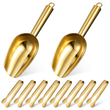 2 Stuks Ijslepel Voor Bar Tongs RVS Gesloten Keuken