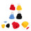 4 Stuks Mini Breimutsen Decoratief Huis Popmuts 2
