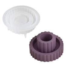 Zylinder Kerzenform Silikonformen Kerzenhalter-001
