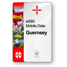 Internet eSIM Guernsey, valable 7 jours, trafic Illimité